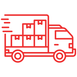 icon of moving truck for om sai packers and movers