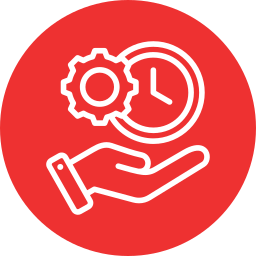 save-time icon used in why choose us section of om sai packers and movers